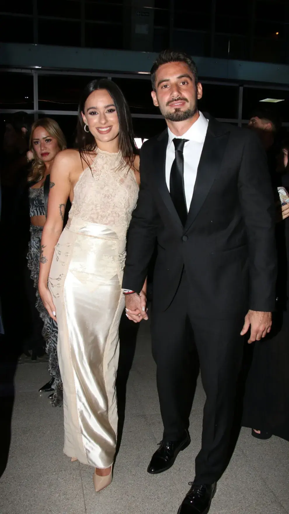 Nico Occhiato y Flor Jazmín en la entrega de premios