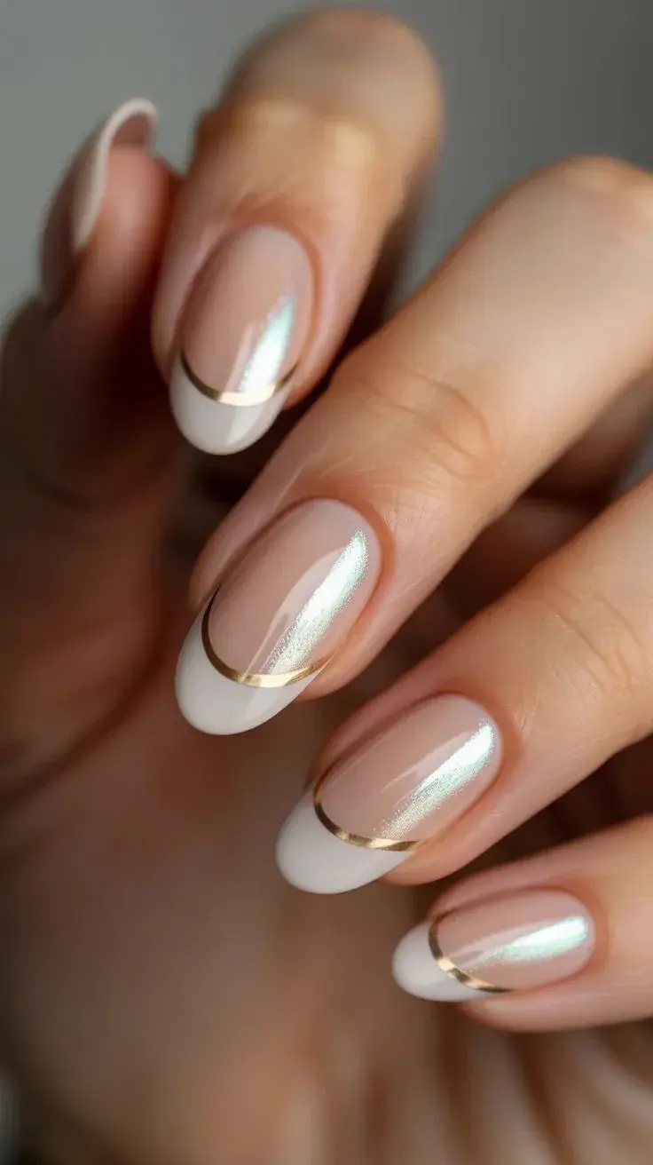 Uñas minimalistas con un toque festivo: 15 manicuras elegantes para este fin de año