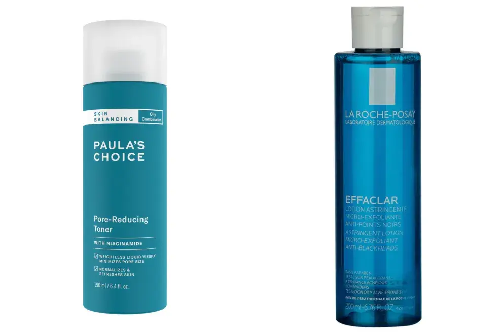 Foto de tónicos faciales para piel grasa.