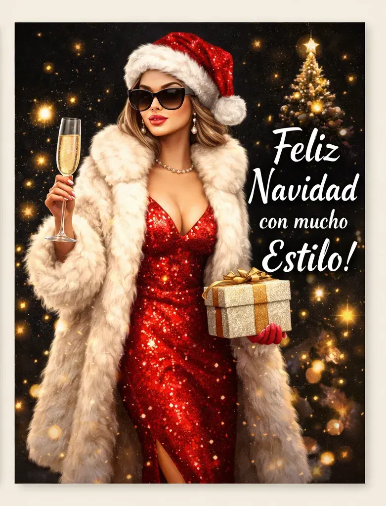 Imágenes con frases para enviar en Navidad. 