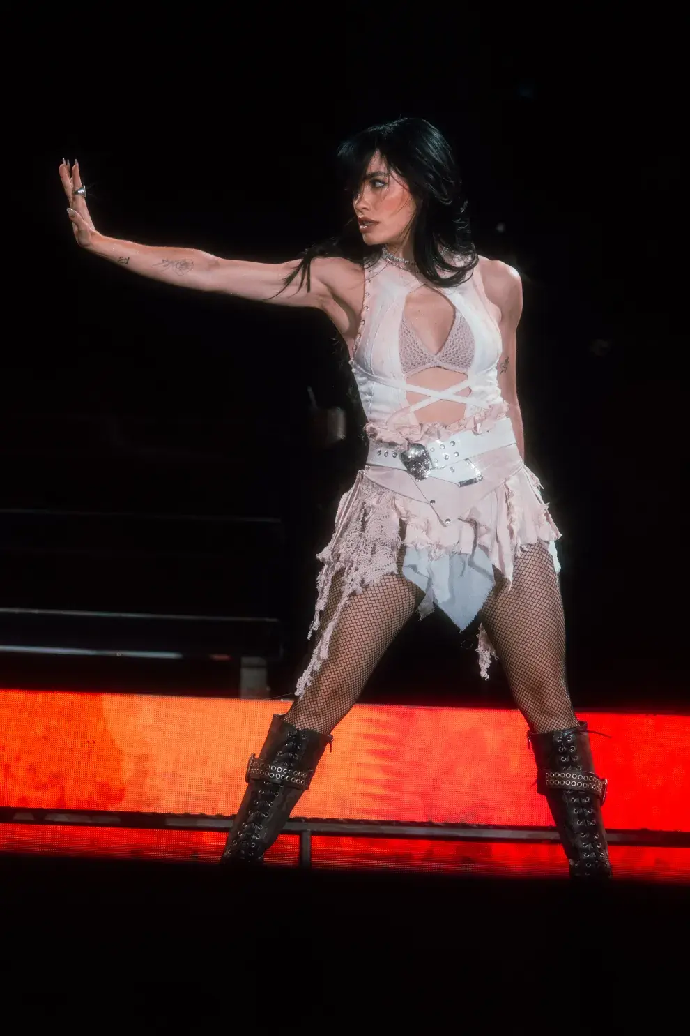 Foto de Lali en su quinto show en Vélez.