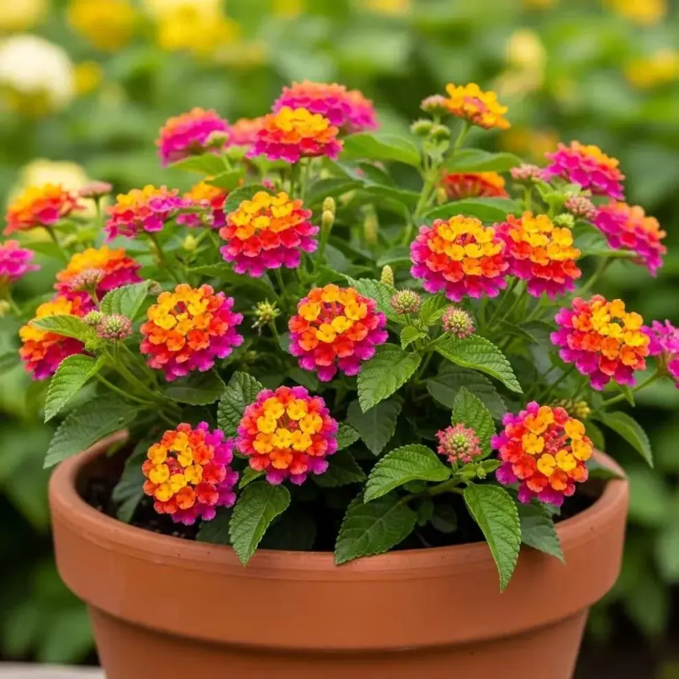 Foto de planta lantana.