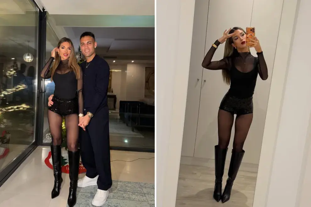 Agus Gandolfo y Leandro Paredes en Nochebuena 2025.