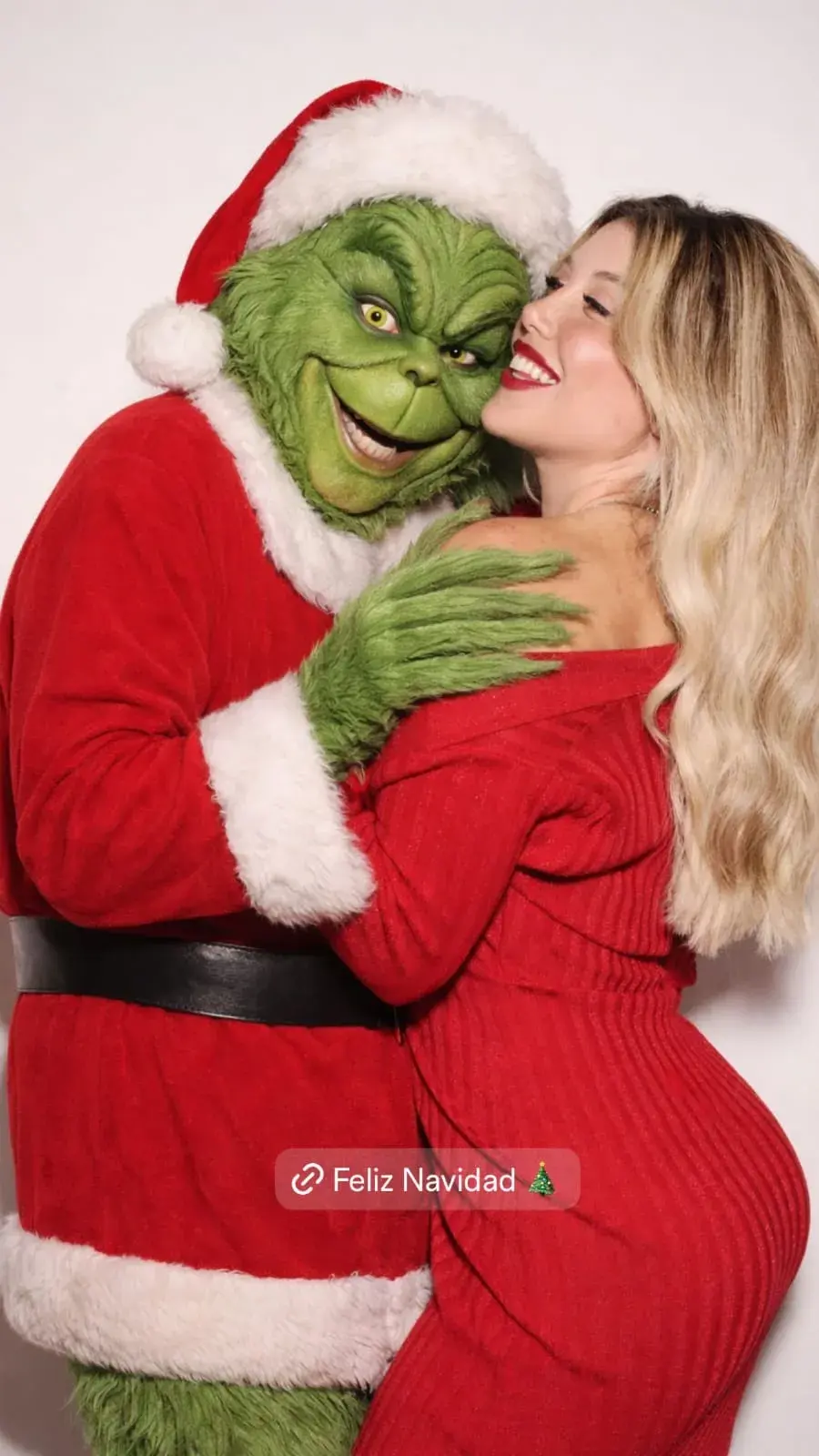 El look de Wanda Nara en Nochebuena 2025.