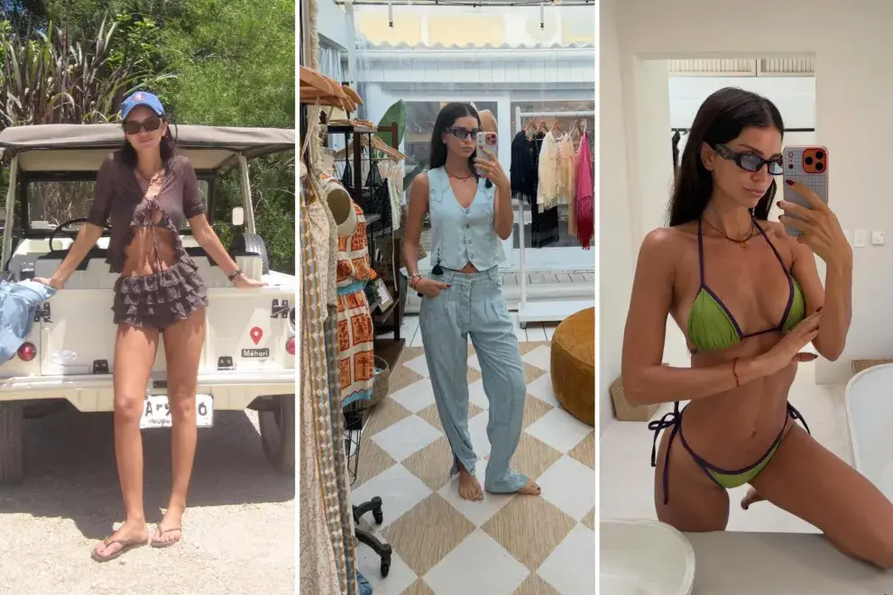 Los looks de Zaira Nara en su cierre de 2025 en Punta del Este.