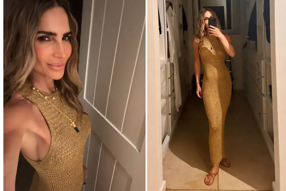 El look de María Vázquez en la Nochebuena de 2025.