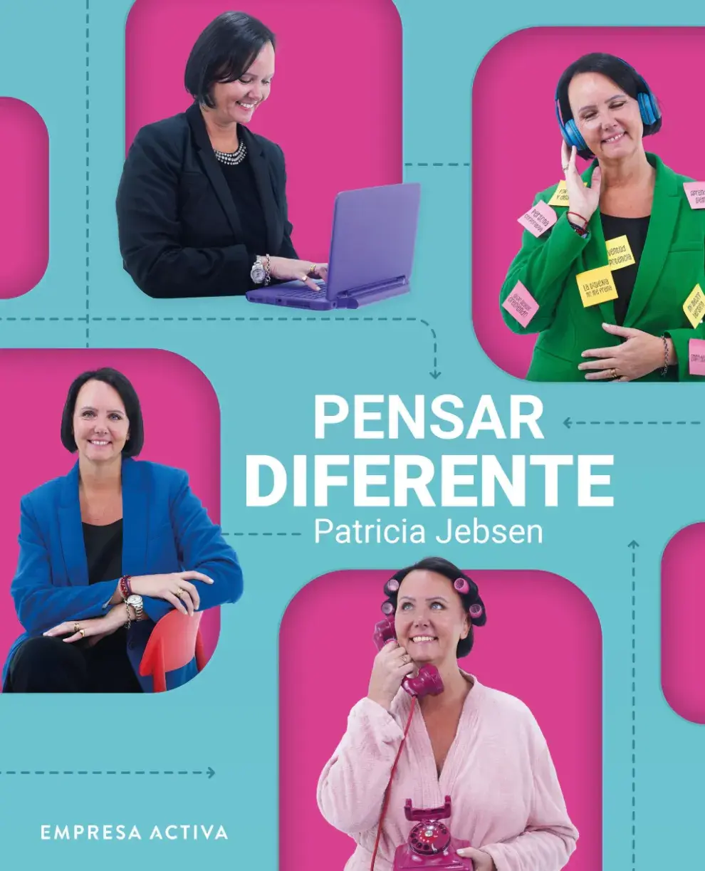 Portada del libro Pensar diferente, de Patricia Jebsen.