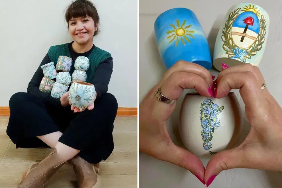 Mirtha nació en Paraguay pero dice que este ya es su hogar y lo muestra con su arte.