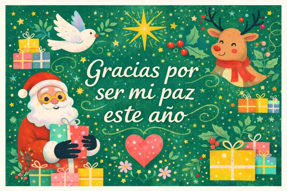 Postales navideñas para enviar por WhatsApp.