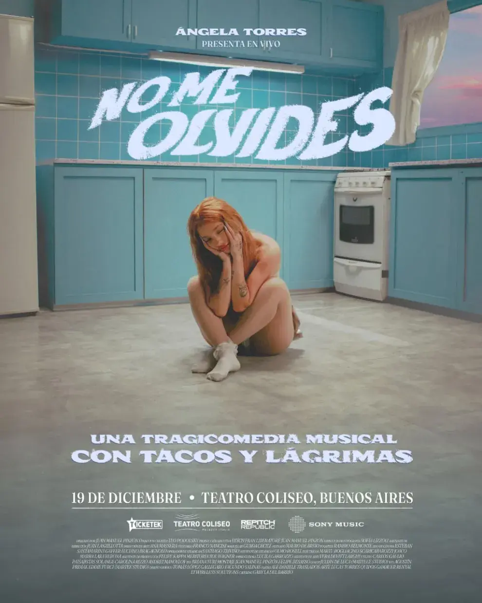 Poster del show de Ángela Torres en el Teatro Coliseo.