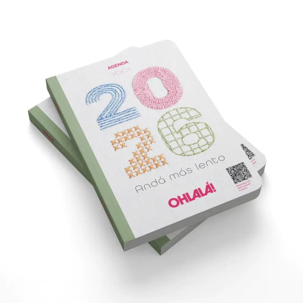  Una agenda con semana a la vista, predicciones astrológicas, dinámicas y reflexiones. Esta edición, ANDÁ MÁS LENTO, nos propone conectar con el aquí y ahora de cada uno de tus días. (OHLALÁ! $17.800,00)