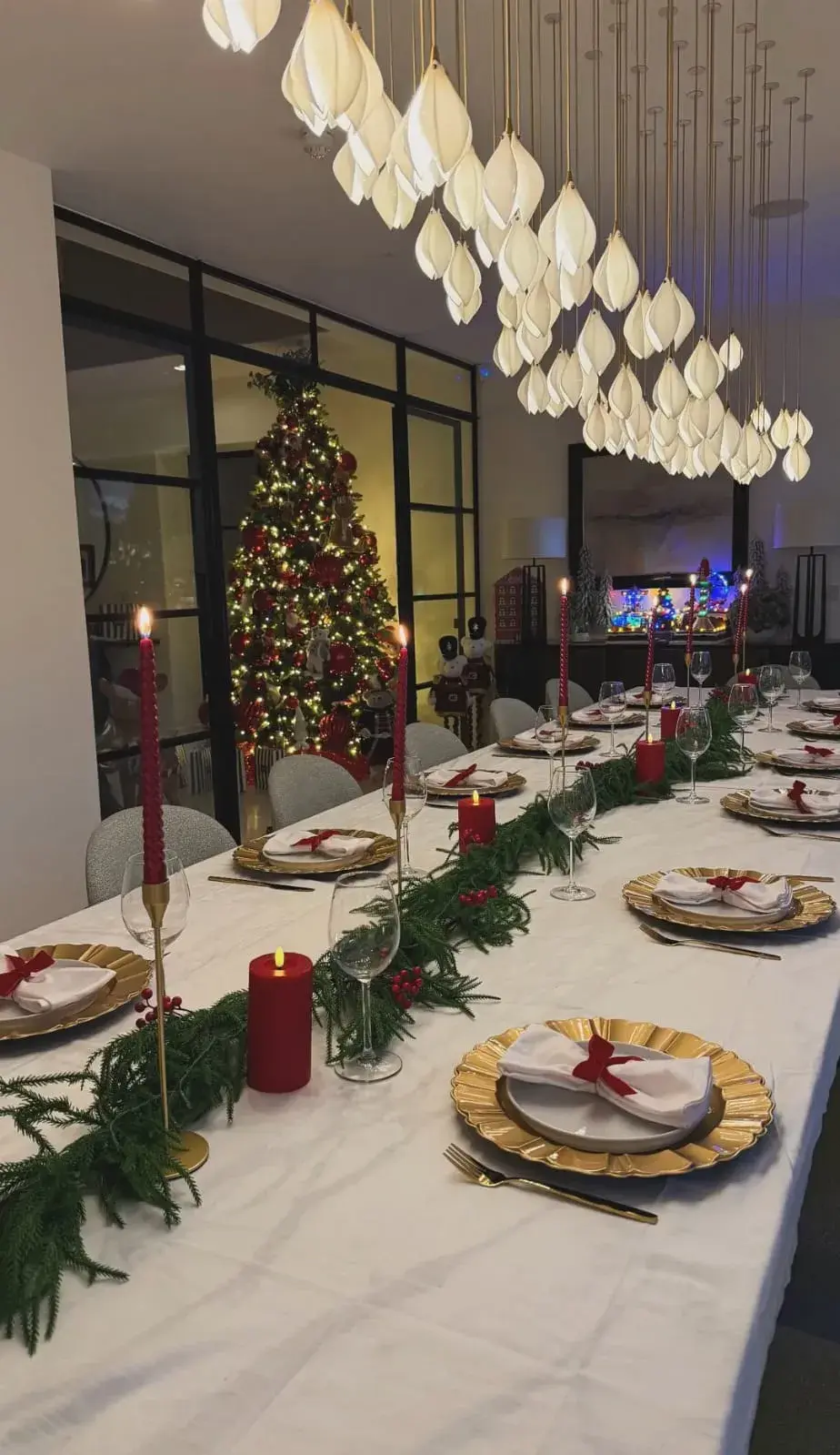 La mesa de Nochebuena de Valentina Cervantes.