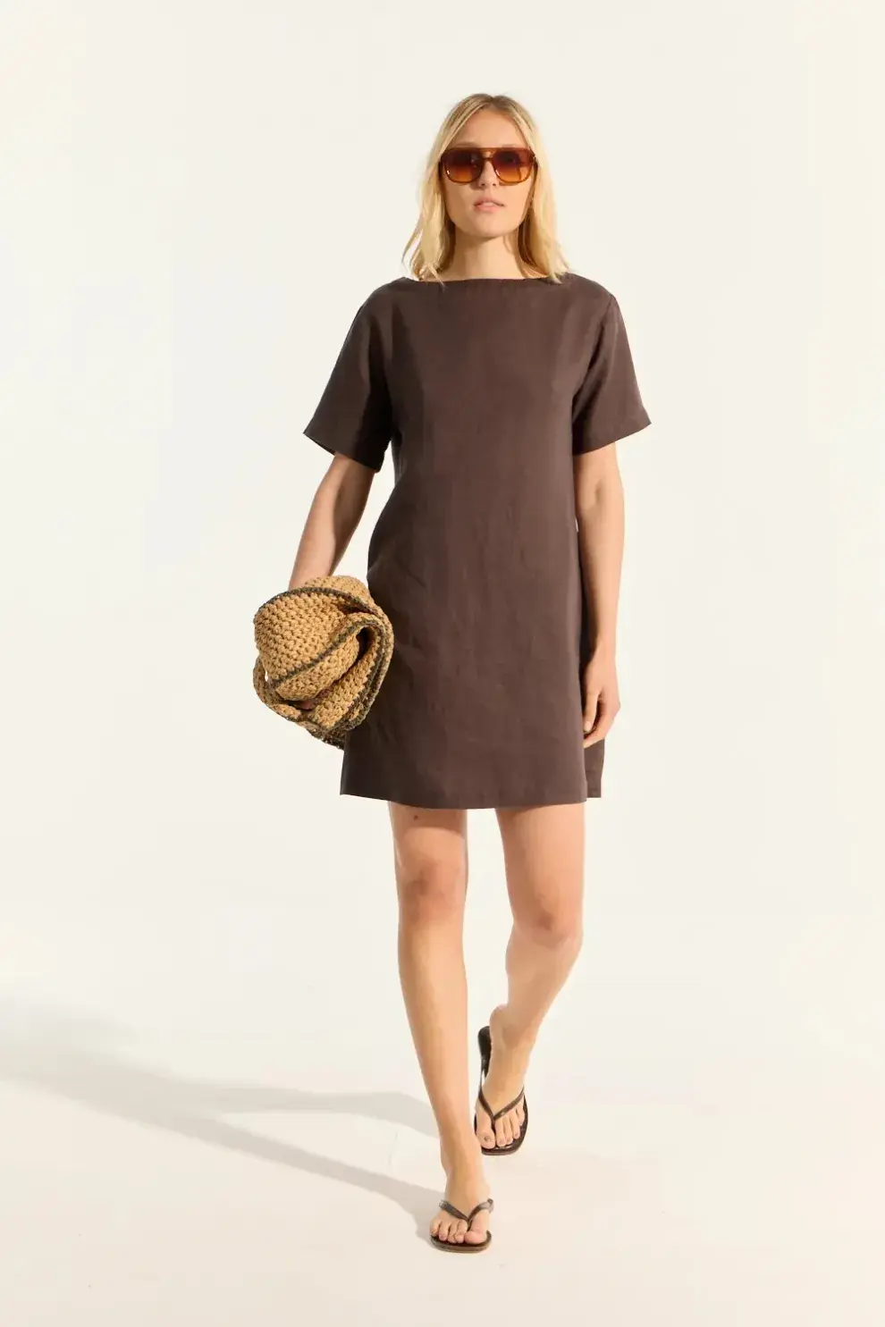 El lino es uno de los tejidos más frescos. ($149.000- PORTSAID)