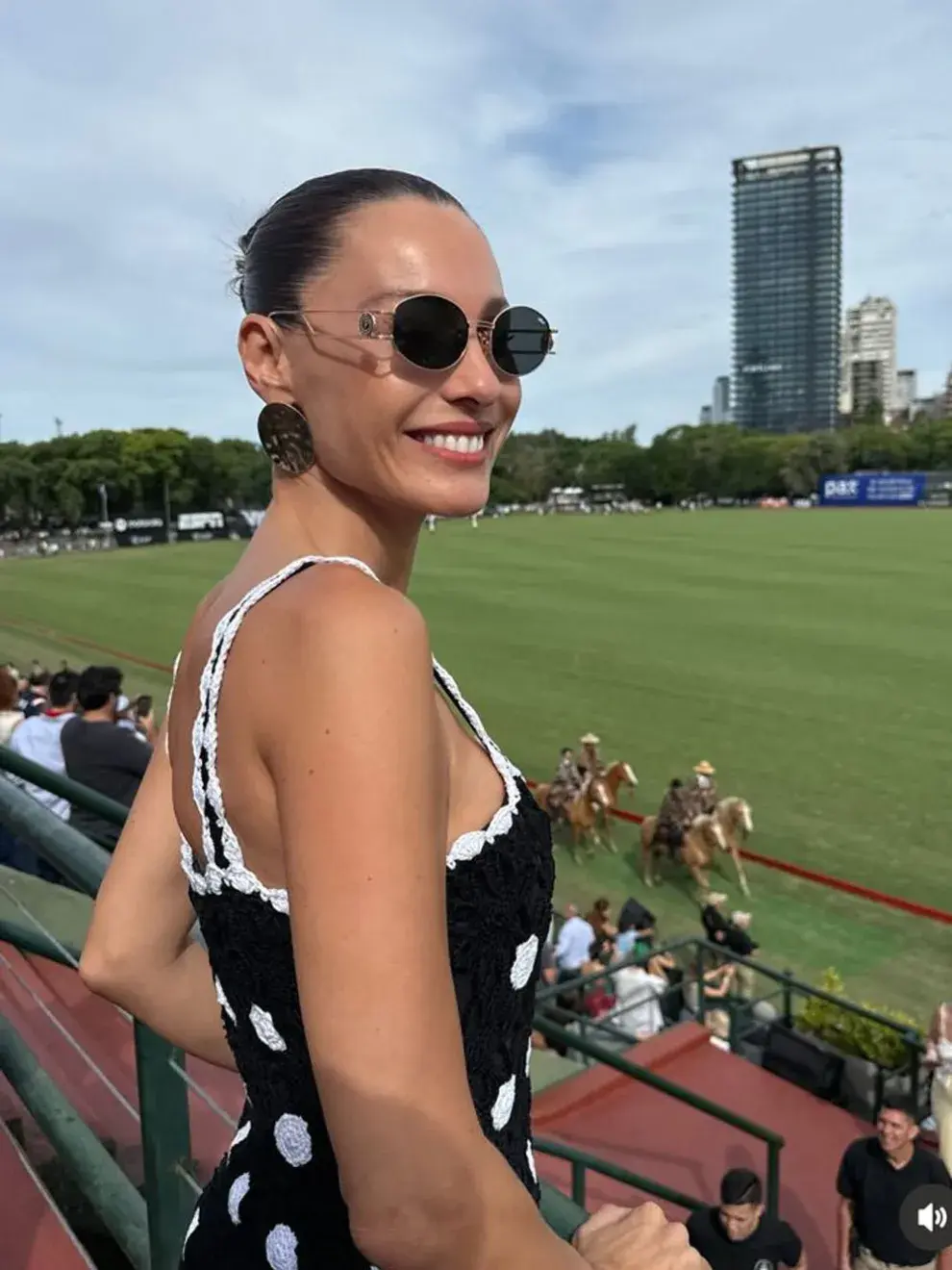 Pampita en el Abierto de Polo 2025