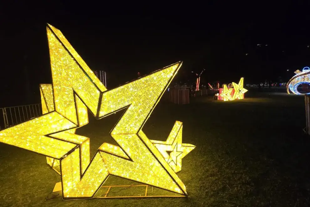 El jardín lumínico, un recorrido mágico para chicos y grandes