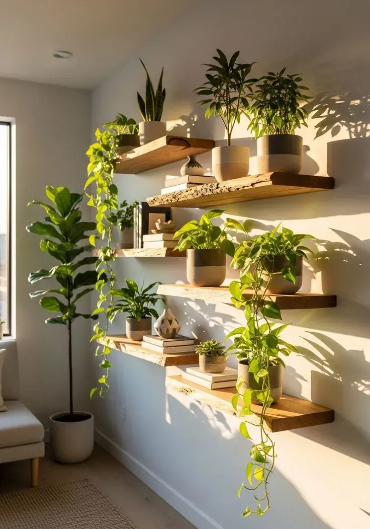 Plantas que aman los estantes: las mejores opciones para sumar verde sin recargar