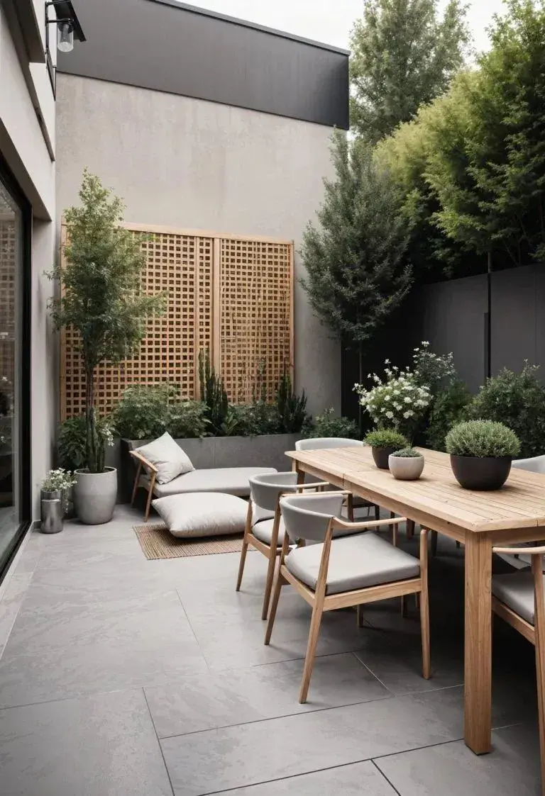 El truco de los diseñadores para que tu patio parezca más grande