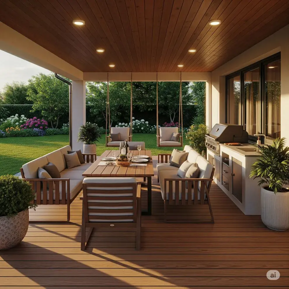 Cada vez más, el patio deja de ser un espacio aislado para convertirse en una verdadera prolongación del living.