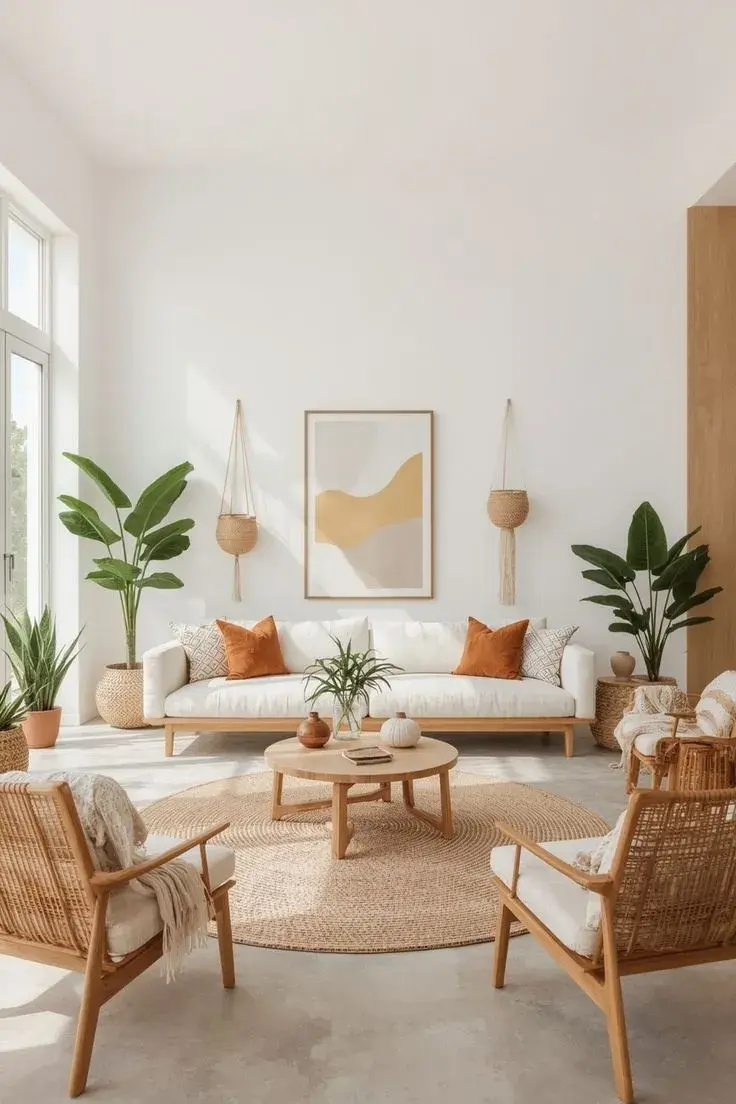 La calidez del estilo se logra a través de los materiales.