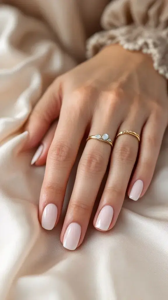 También ganan terreno los brillos discretos, como glitter ultra fino, esmaltes nacarados o aplicaciones mini que reflejan la luz de manera delicada.