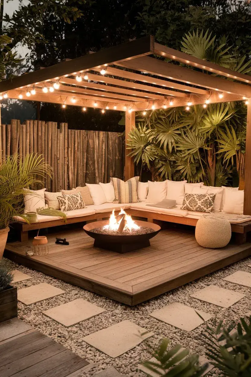 La madera es un material noble y versátil que se integra con facilidad al paisaje.