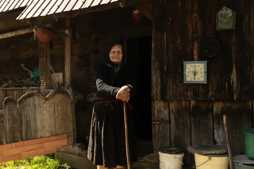 Abuela Joana, en Rumania.