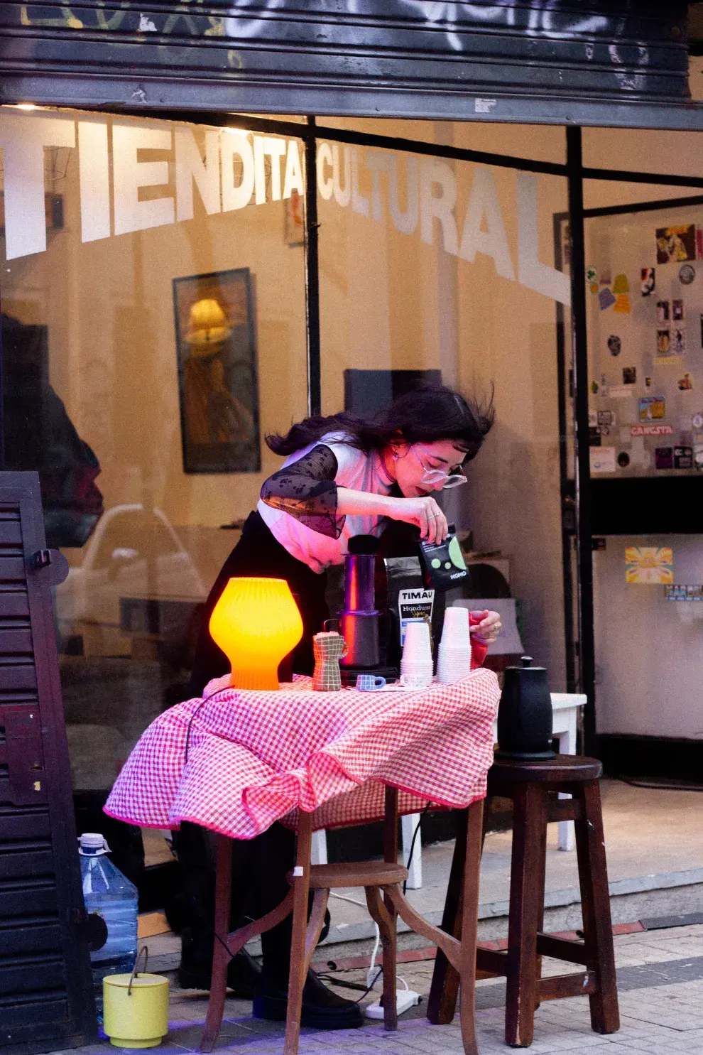 Ayelén, una enamorada del café.