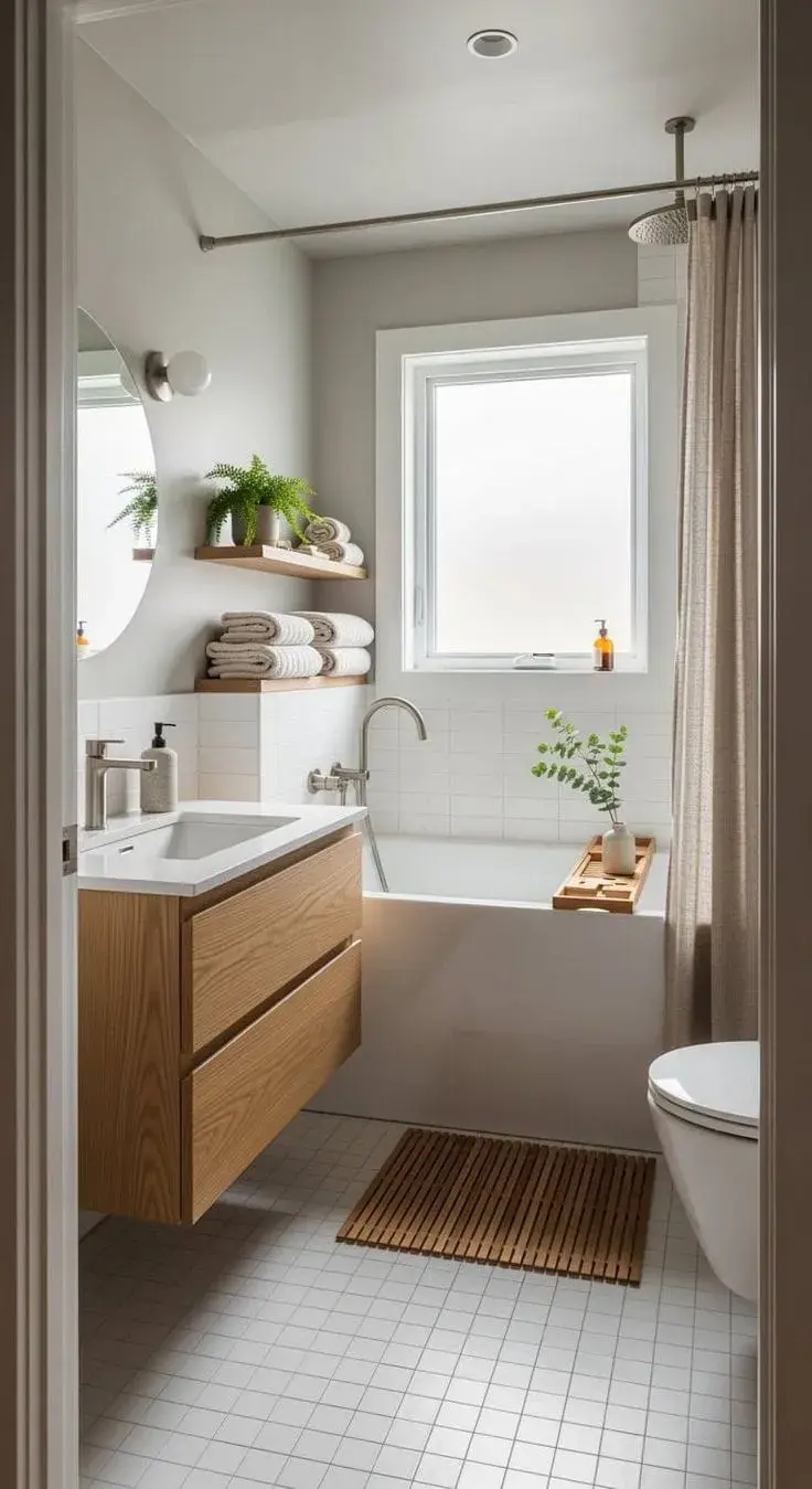 Adiós a los azulejos tradicionales: la tendencia que renueva el baño