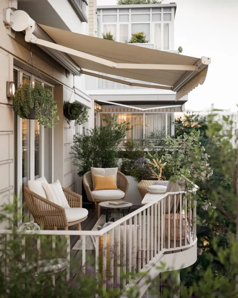 Un toldo bien elegido puede bajar varios grados la temperatura del espacio y marcar la diferencia entre un balcón inutilizable y uno habitable incluso en los días más calurosos.