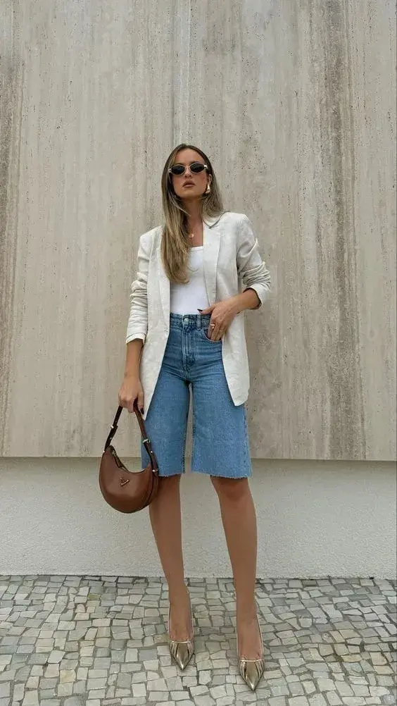 5 looks con bermudas para la oficina: la tendencia de moda más cómoda para combatir el calor