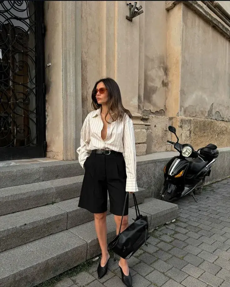 5 looks con bermudas para la oficina: la tendencia de moda más cómoda para combatir el calor