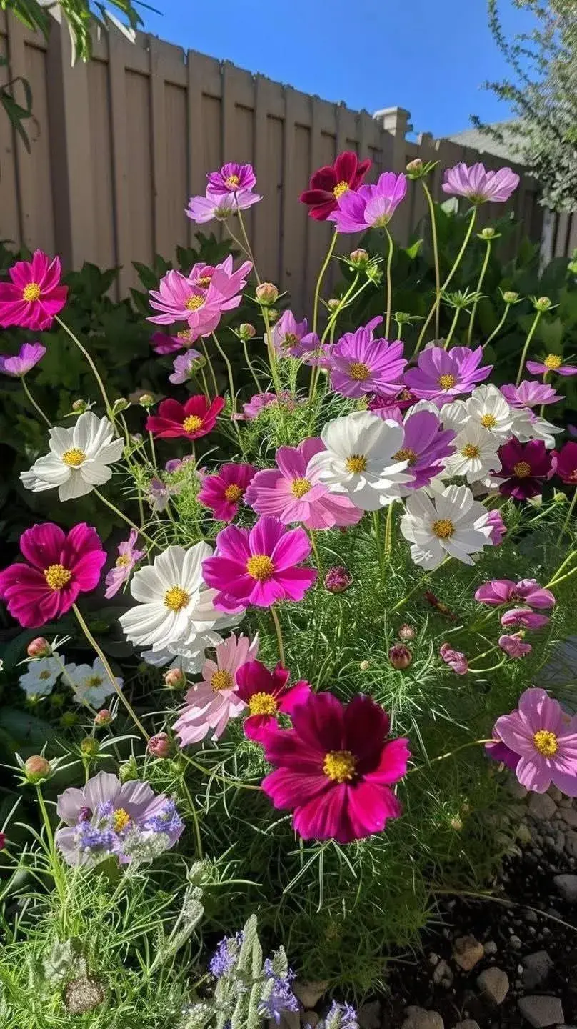 Cosmos: livianos, silvestres y llenos de movimiento