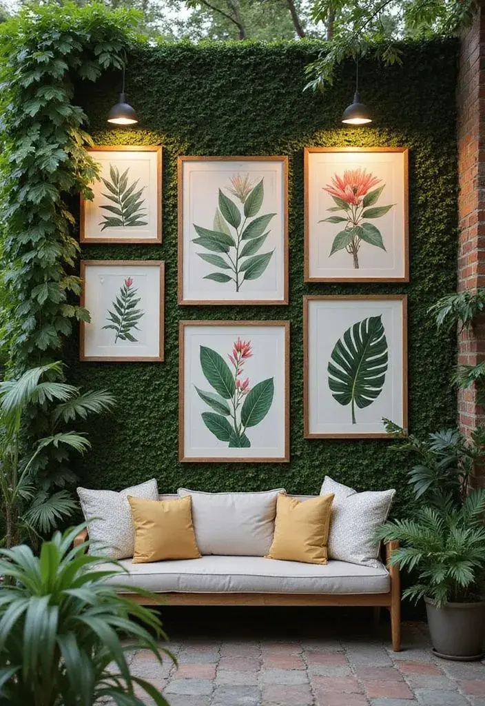 Cuadros para exteriores: ideas para decorar tu patio o terraza