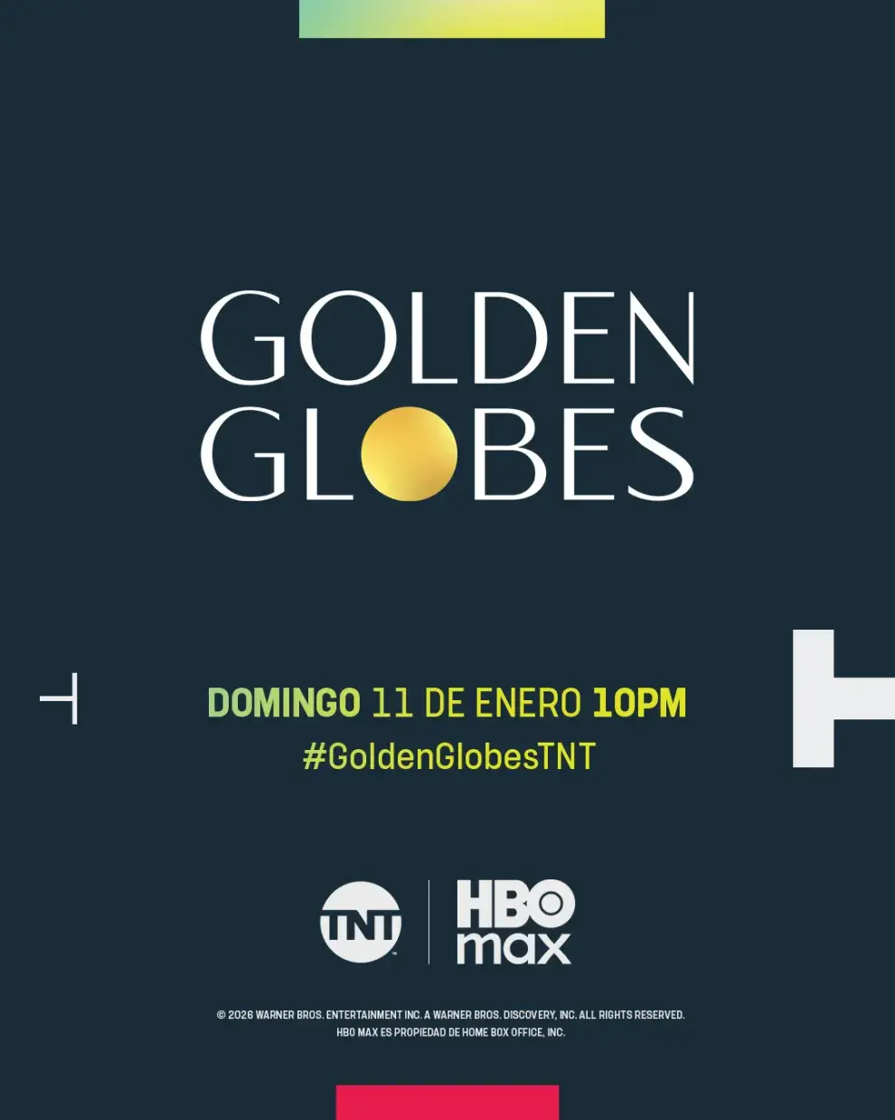 ¿Cuándo, por dónde y a qué hora se pueden ver los Golden Globes 2026 en VIVO?