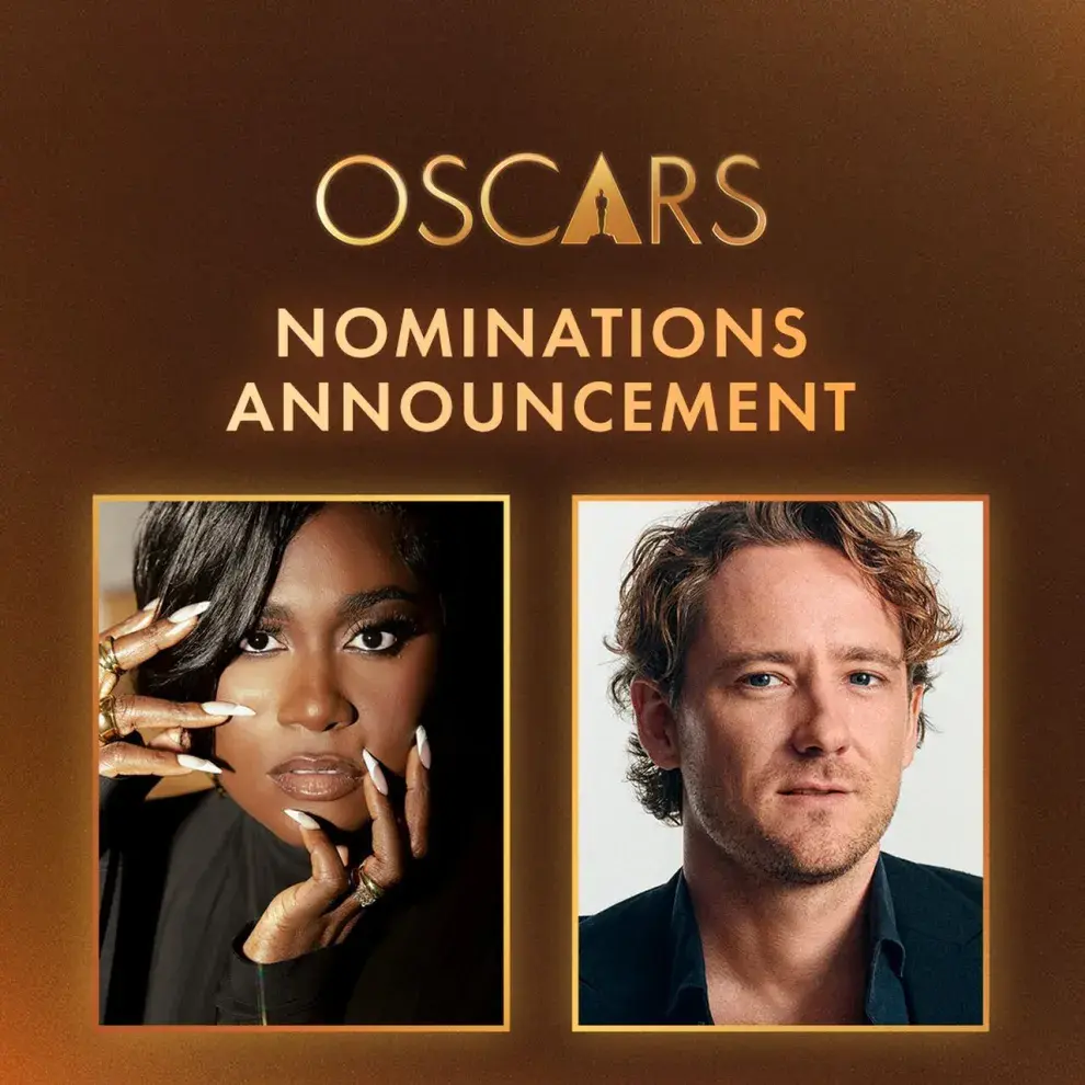 Danielle Brooks y Lewis Pullman presentan las nominaciones a los Premios Oscar 2026.