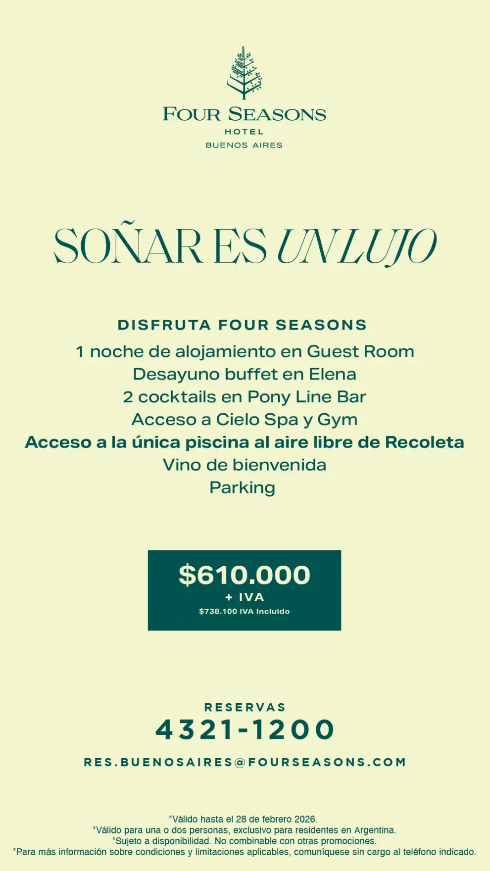 Propuesta Four Seasosn para el verano