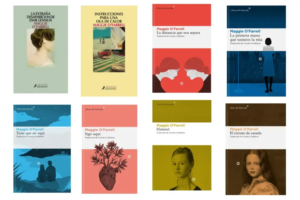 Portadas de libros de Maggie O´Farrell