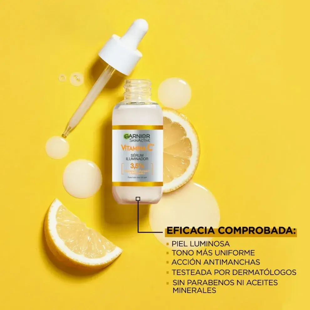 Garnier Serum Vitamina C Iluminador.
