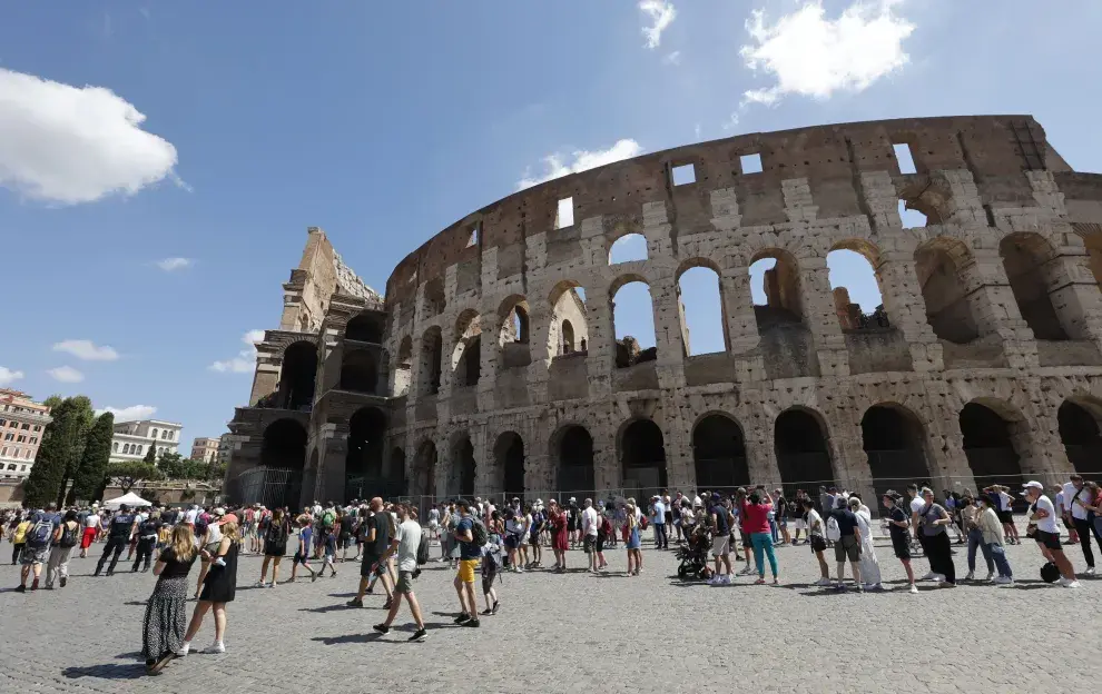 Coliseo Romano, en Roma, Italia