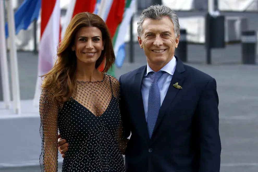 Juliana Awada y Mauricio Macri en 2017.