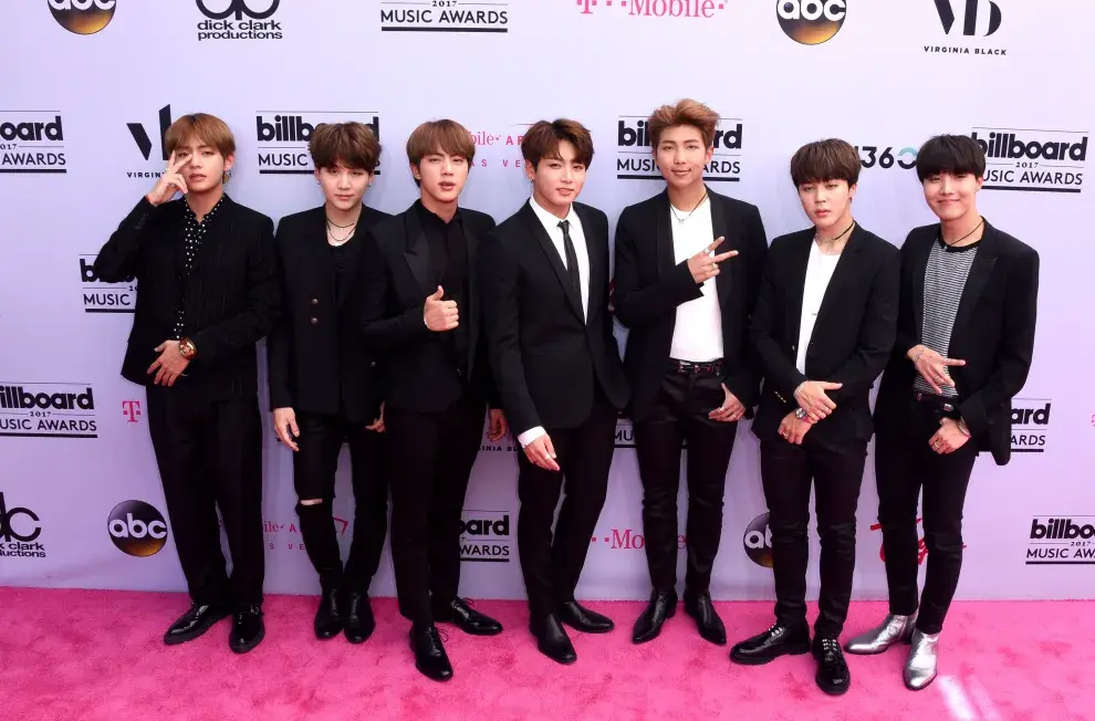 Foto de BTS en los Billboard Music Awards 2017.