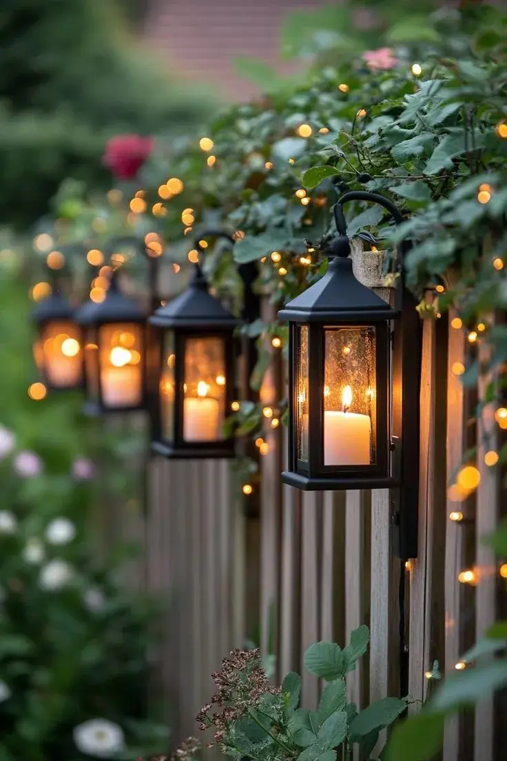 Faroles y velas LED: luz baja y envolvente