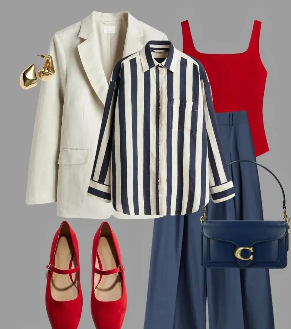  El azul y el rojo escarlata se cruzan para crear una de las combinaciones más potentes del 2026