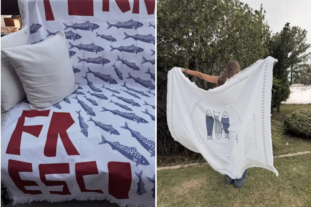 Algunas de las creaciones de María, para su marca Vendicari.