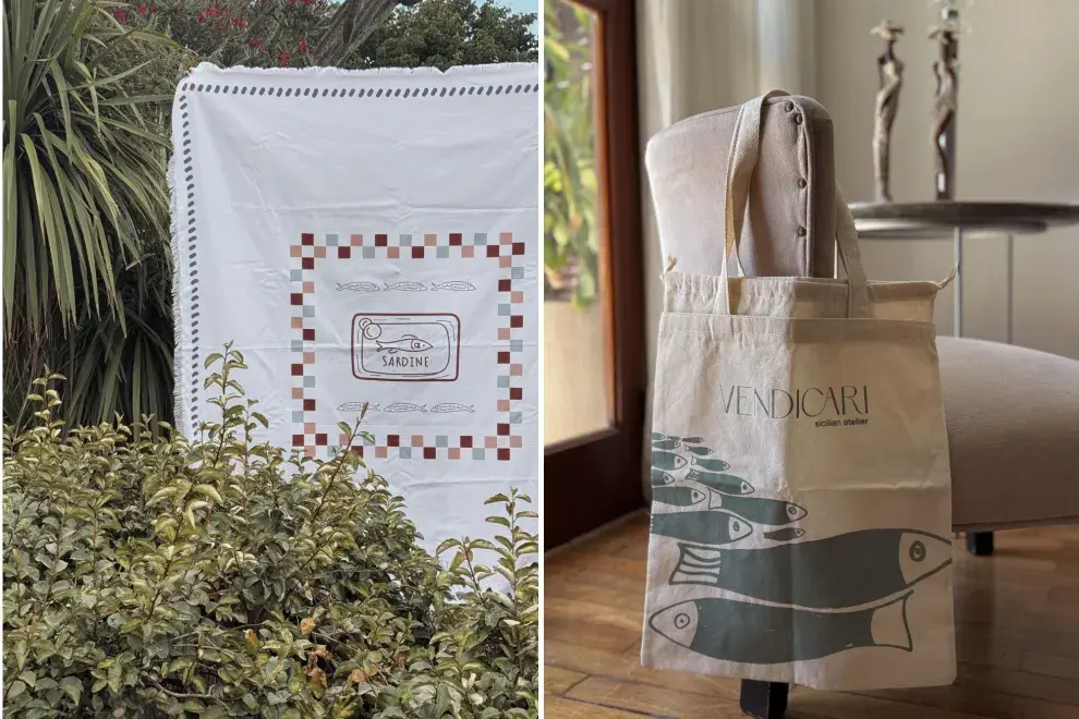 Algunas de las creaciones de María, para su marca Vendicari.