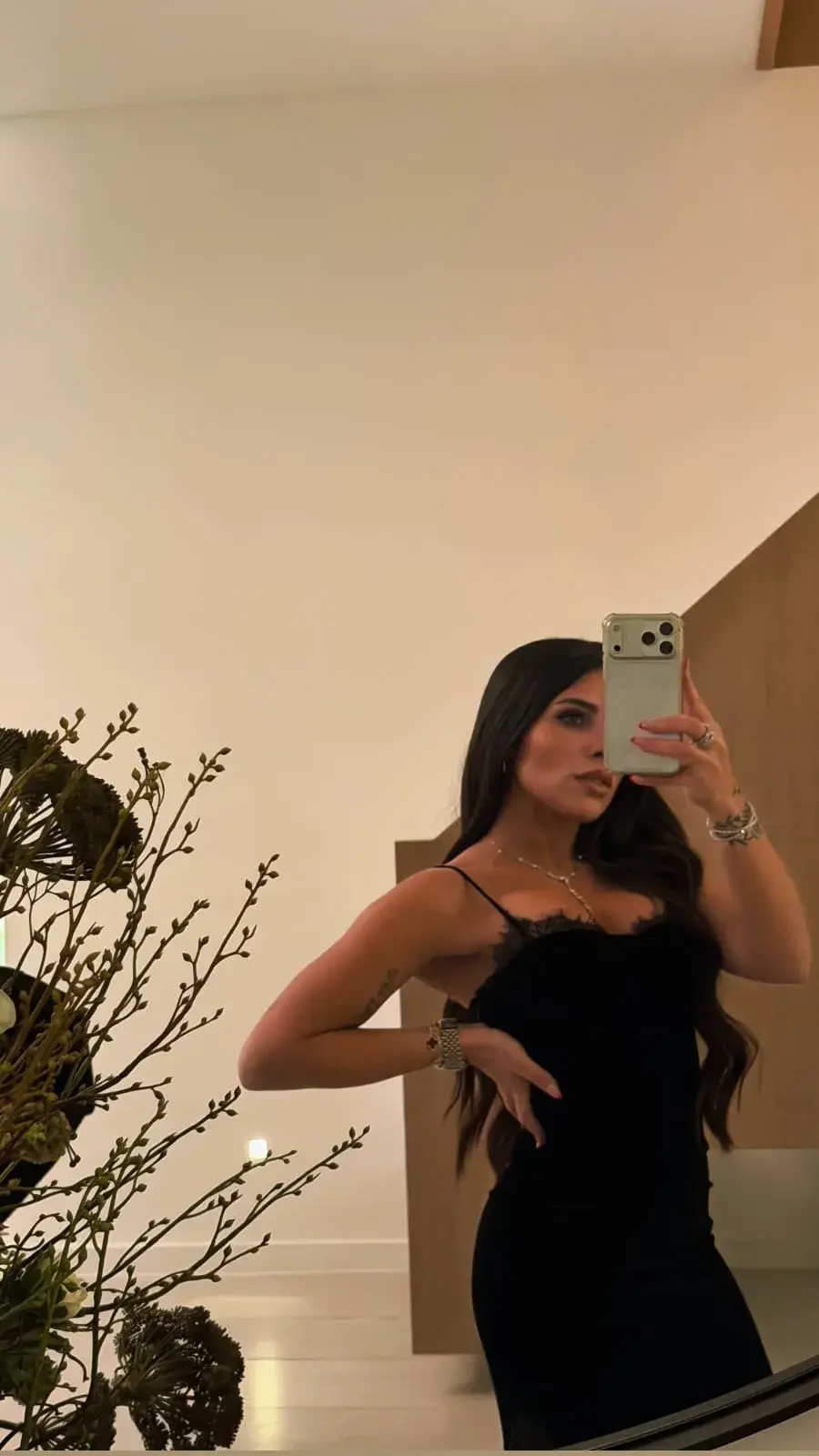 El look de Valentina Cervantes para recibir el Año Nuevo 2026.