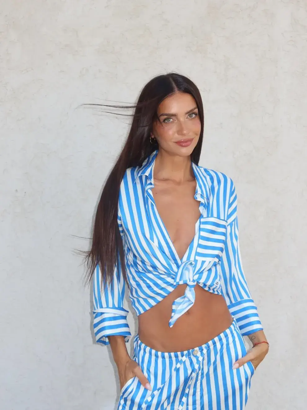 Zaira Nara vacacionando en Punta del Este