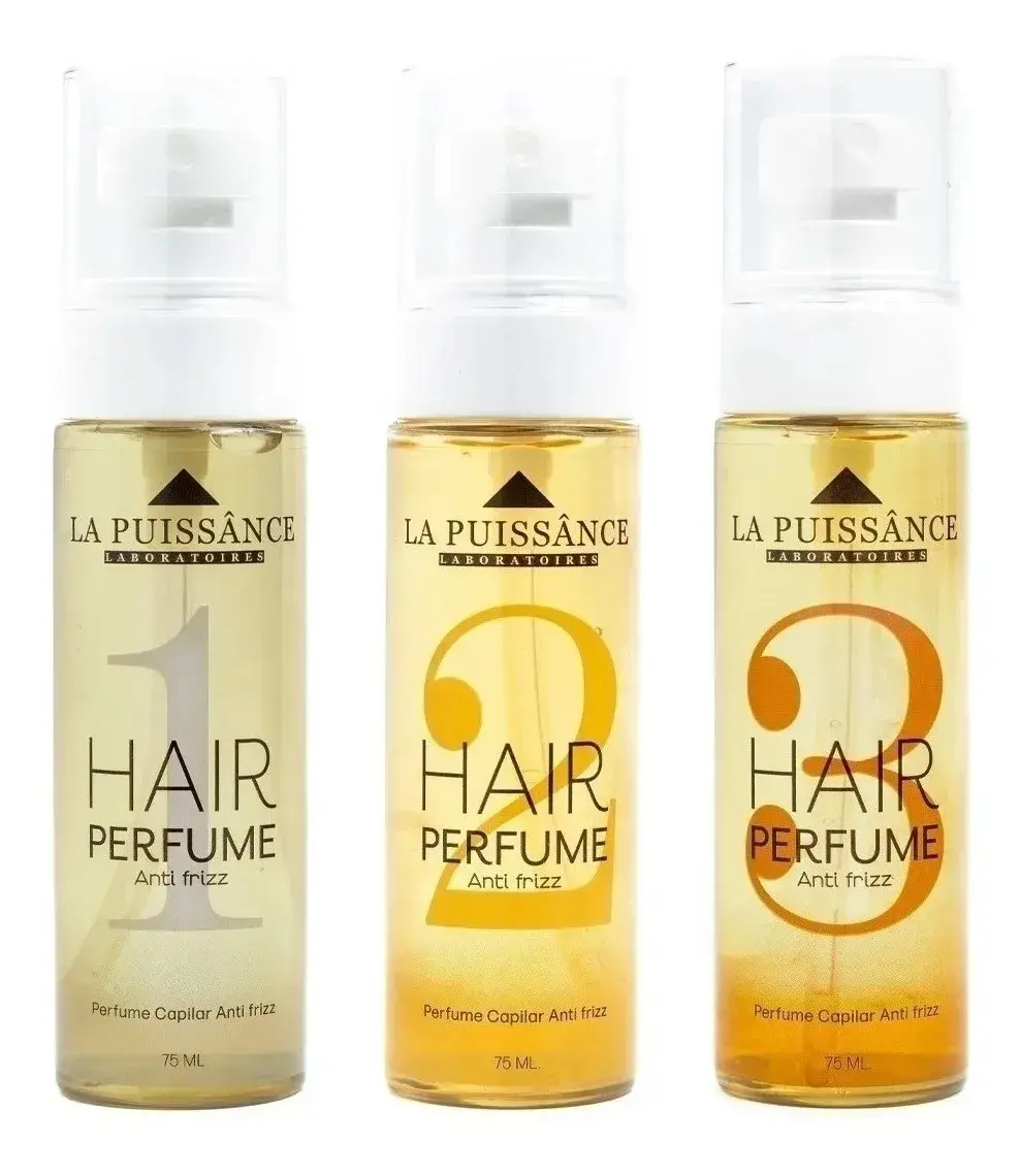 Su fórmula dual perfuma el cabello al mismo tiempo que provee brillo. (La Puissance)