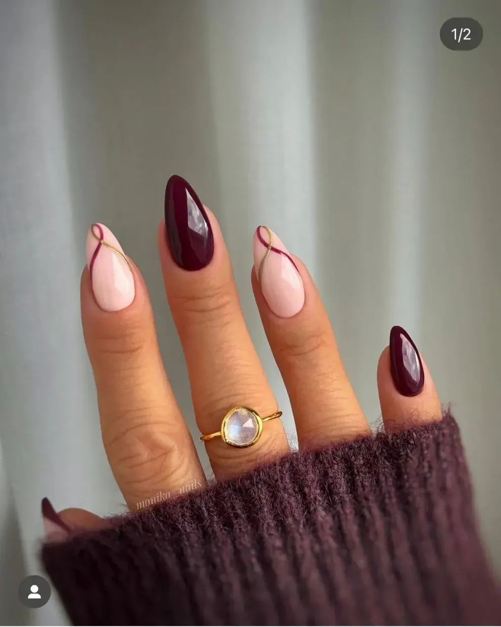 Plum nails: el color tendencia de Pinterest que va a dominar las uñas en 2026