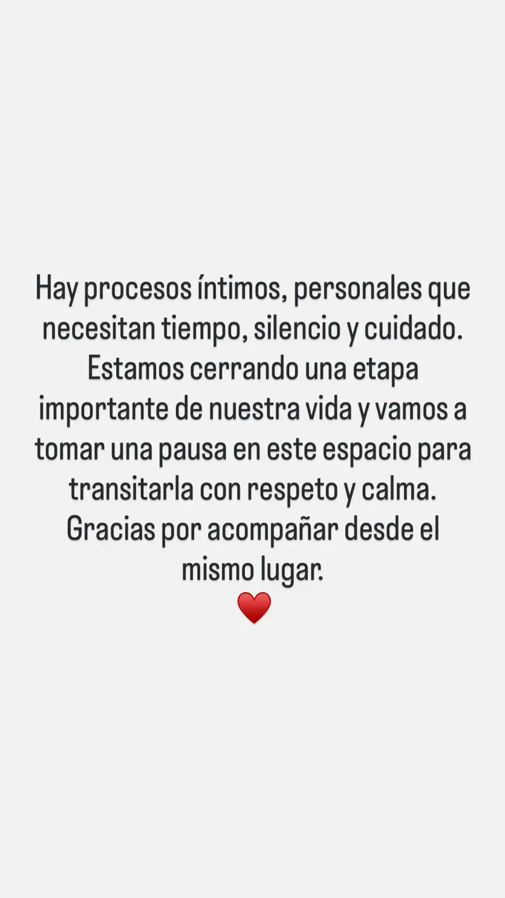 El mensaje de Juliana Awada sobre su separación de Mauricio Macri.